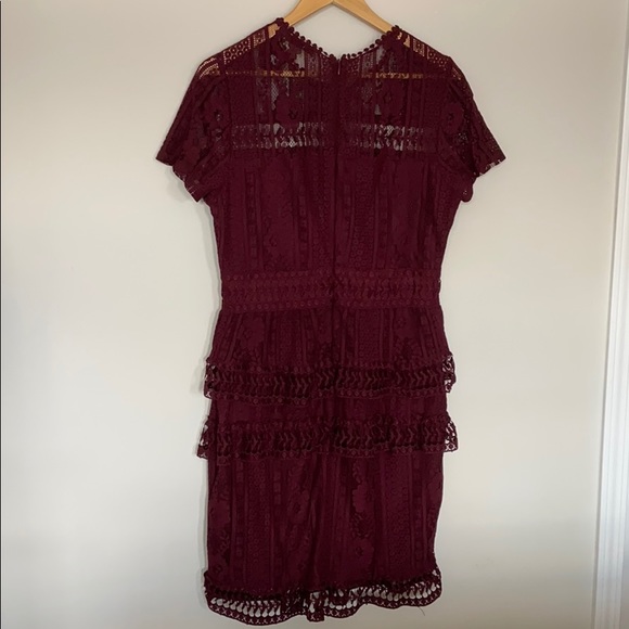 COPY - Beautiful Burgundy dress - Picture 3 of 3